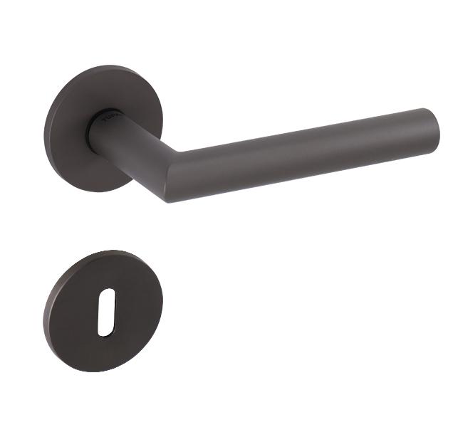 Klika na dveře TI - FAVORIT - R 4002 5S T - Titan