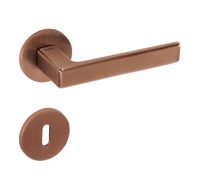 Klika na dveře TI - SONIA - R 3095 5S CUM PVD - Měď matná PVD (160)