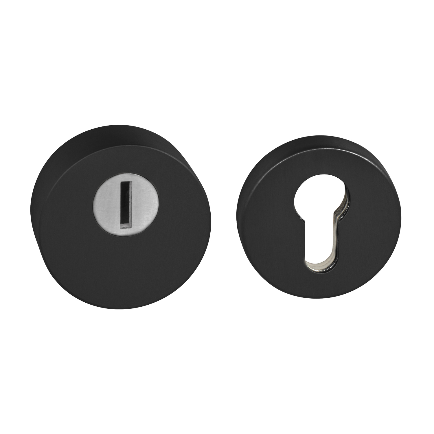 Rozeta ke klice TI - ROZETA CUBO - R BS - Černá matná (153)