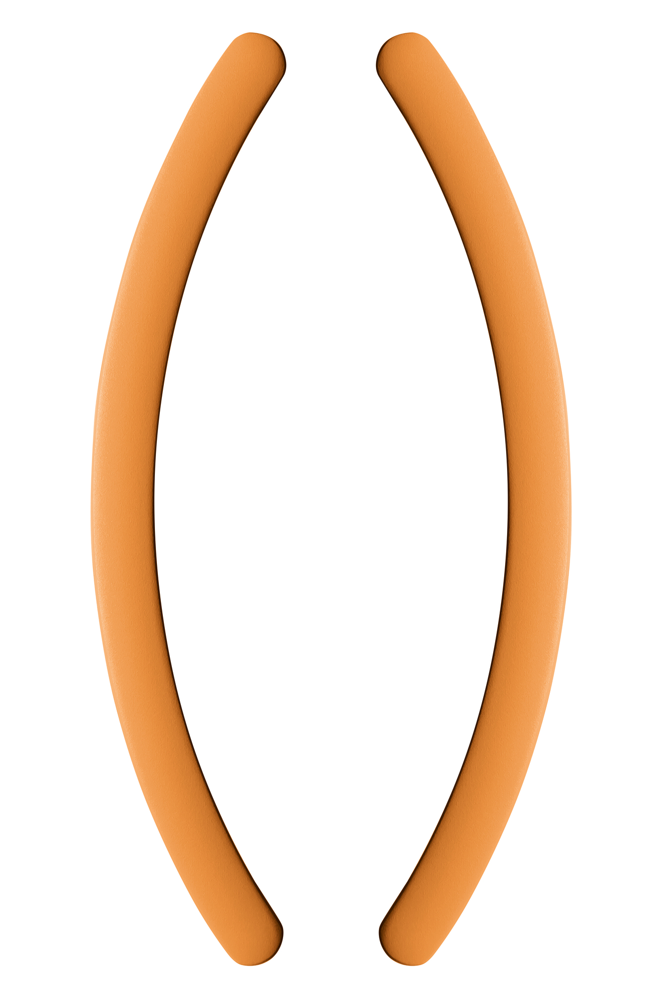 CB - MADLO NA POSUVNÉ DVEŘE ONE - pár Oranžová matná (C08)