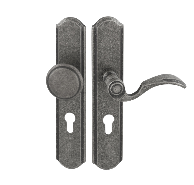 Zpevněné kování MI - LYON / RAMA K OGA - Antik šedá