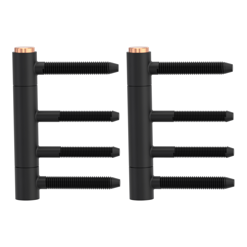 GK - Panty AXUM 9304 - dřevěný rám Grafit černá měď (92)