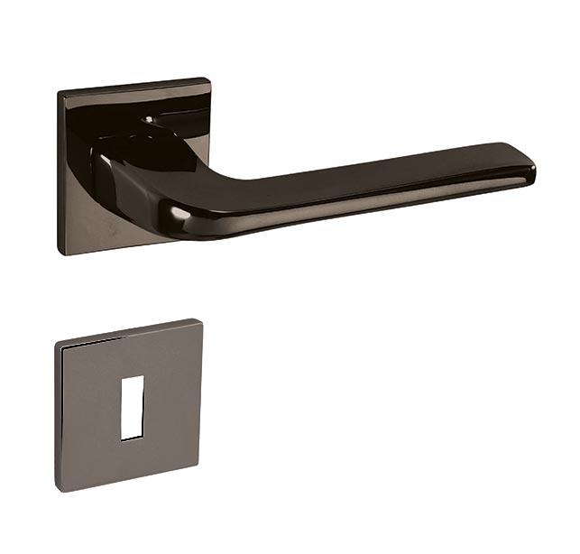 Klika na dveře TI - DARA - HR 4007Q 5S BNL - Černý nikl