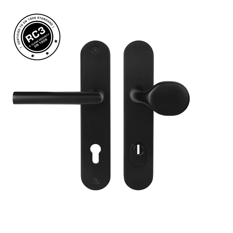 Bezpečnostní kování MPK - SECURO A01 PLUS - SO M1 FAVORIT F5 - Černá matná