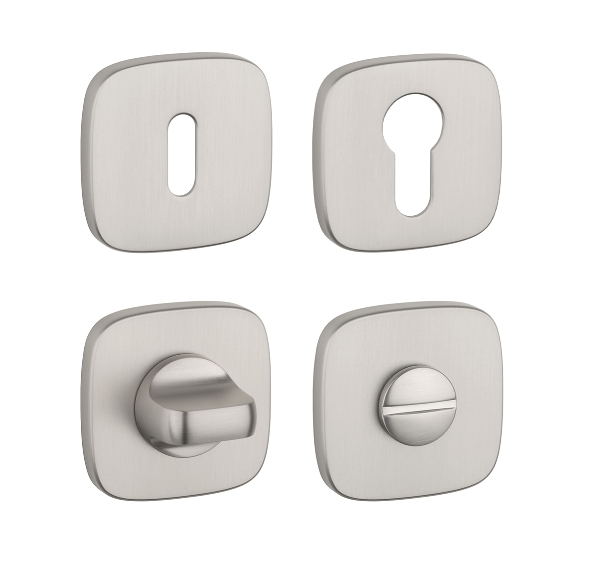 Rozeta ke klice AS - ROZETA - QR 7S NP - Nikl perla