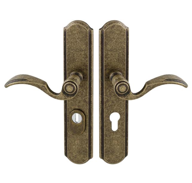 Zpevněné kování MI - LYON / RAMA PLUS OBA - Antik bronz