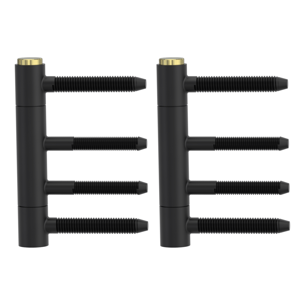 GK - Panty AXUM 9304 - dřevěný rám Grafit černá mosaz (91)