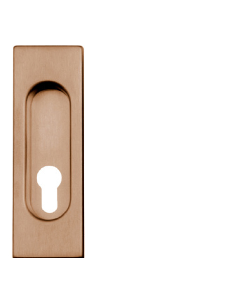 FT - Mušle hranatá PZ / D - 3663AZ CUS - Měď světlá matná