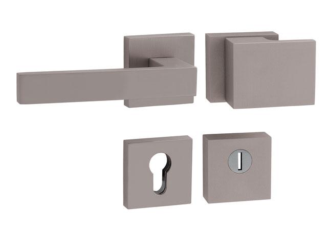 Bezpečnostní kování TI - CUBO / SQUARE - HR 3230/2275 NP - Nikl perla (142)