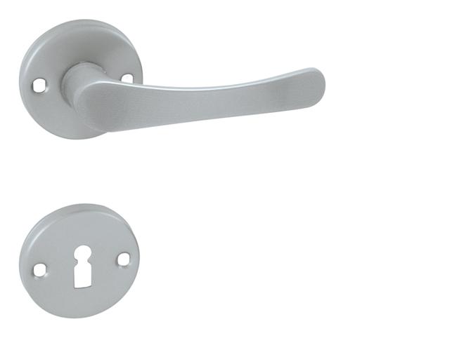 Klika na dveře KE - MICHAELA - R Stříbrná