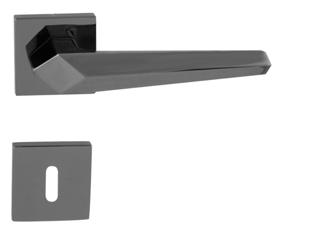 Klika na dveře CE - SATA - HR BC - Černý chrom