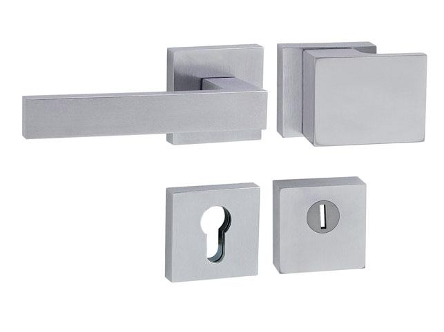 Bezpečnostní kování TI - CUBO / SQUARE - HR 3230/2275 OCS - Chrom broušený (96)