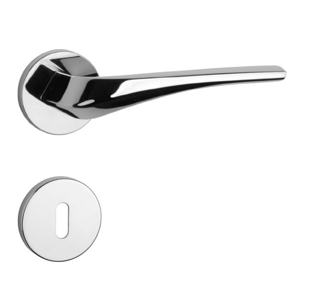 Klika na dveře AS - DALIA - R 7S OC - Chrom lesklý