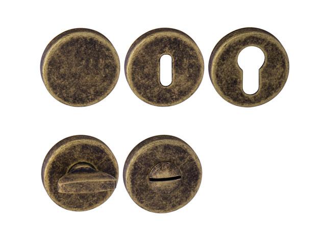 TI - ROZETA - R OBA - Antik bronz (46)