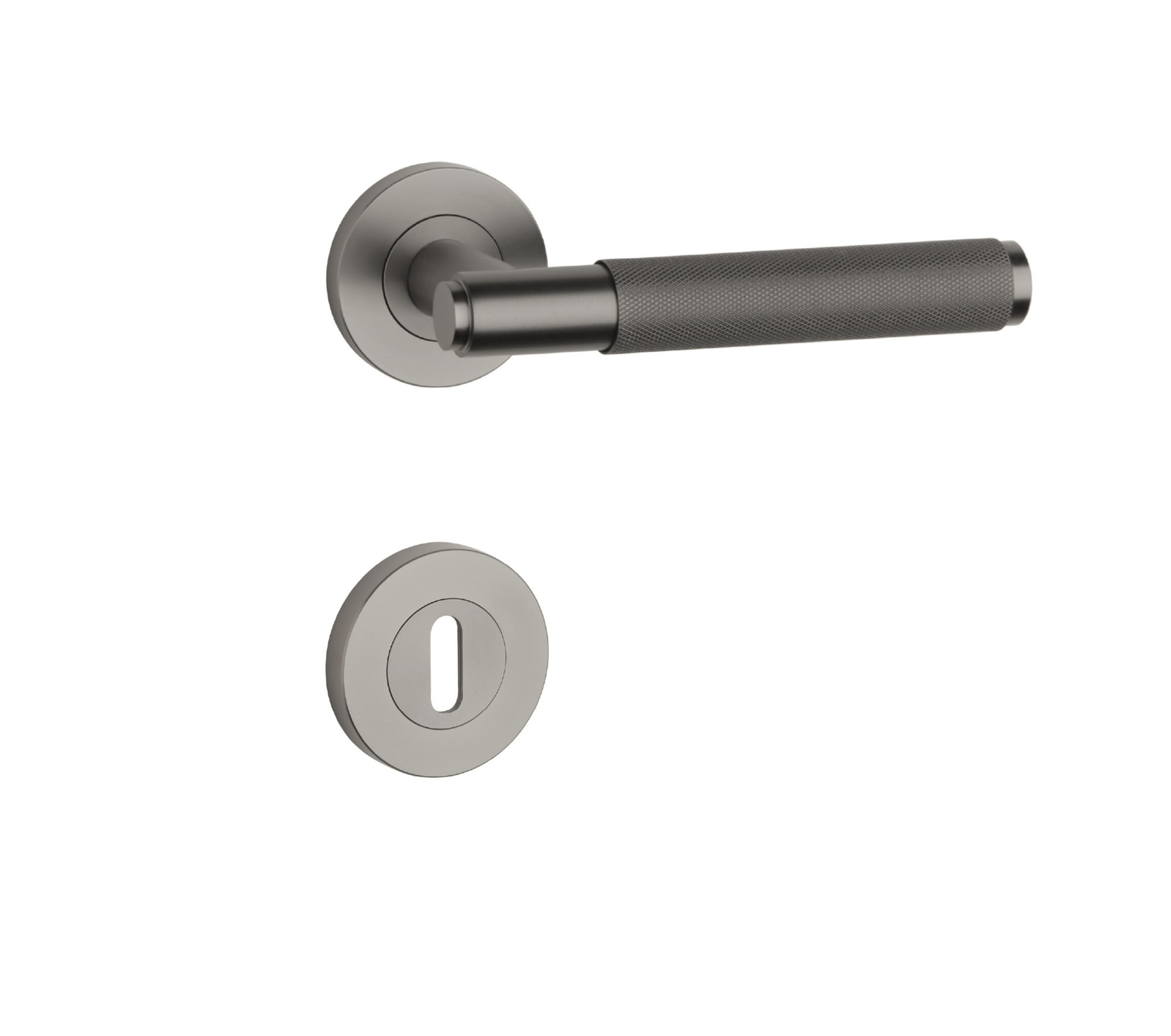 Klika na dveře SH - OVAL - R 1741 PRO 8 MM T PVD - Titan PVD