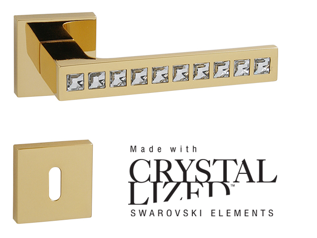 Klika na dveře LI - REFLEX - HR OZ - Pozlacené (24 karátové zlato)