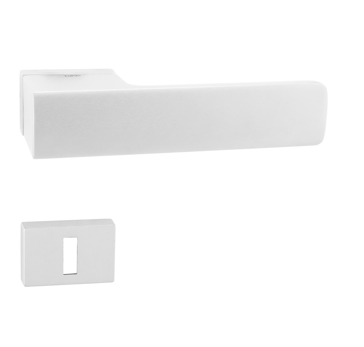 Klika na dveře TI - GORDO - RT 4084RT WS - Bílá matná