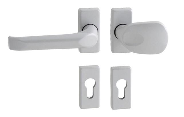 Zpevněné kování WA - FELIX - UR Stříbrná (RAL 9006)