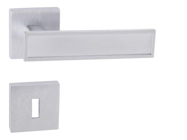 Klika na dveře TI - LINHA 3 Vario - HR 3039Q OCS - Chrom broušený (96)