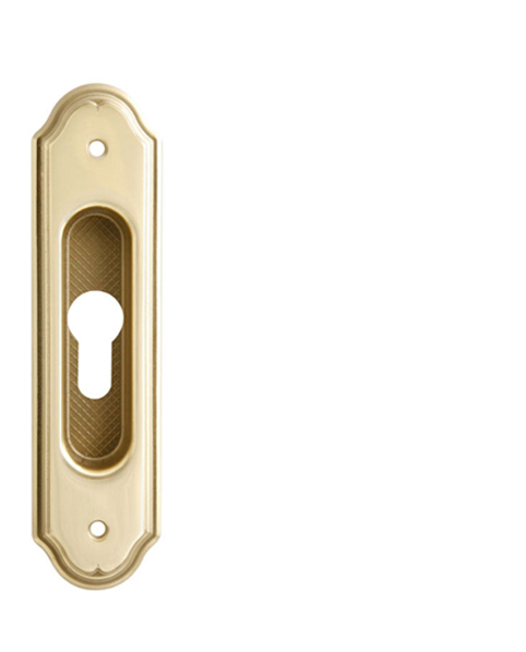 FO - Mušle rustikální PIBS - PZ OLV - Mosaz leštěná lakovaná