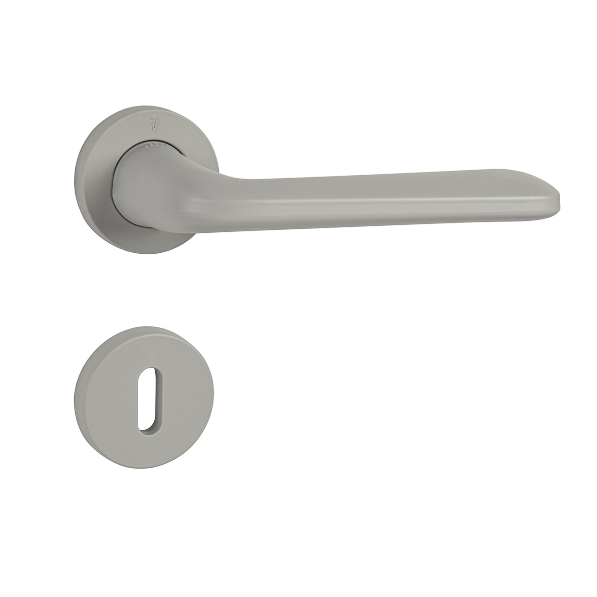 Klika na dveře VM - SNAPP - R Šedá matná (72)