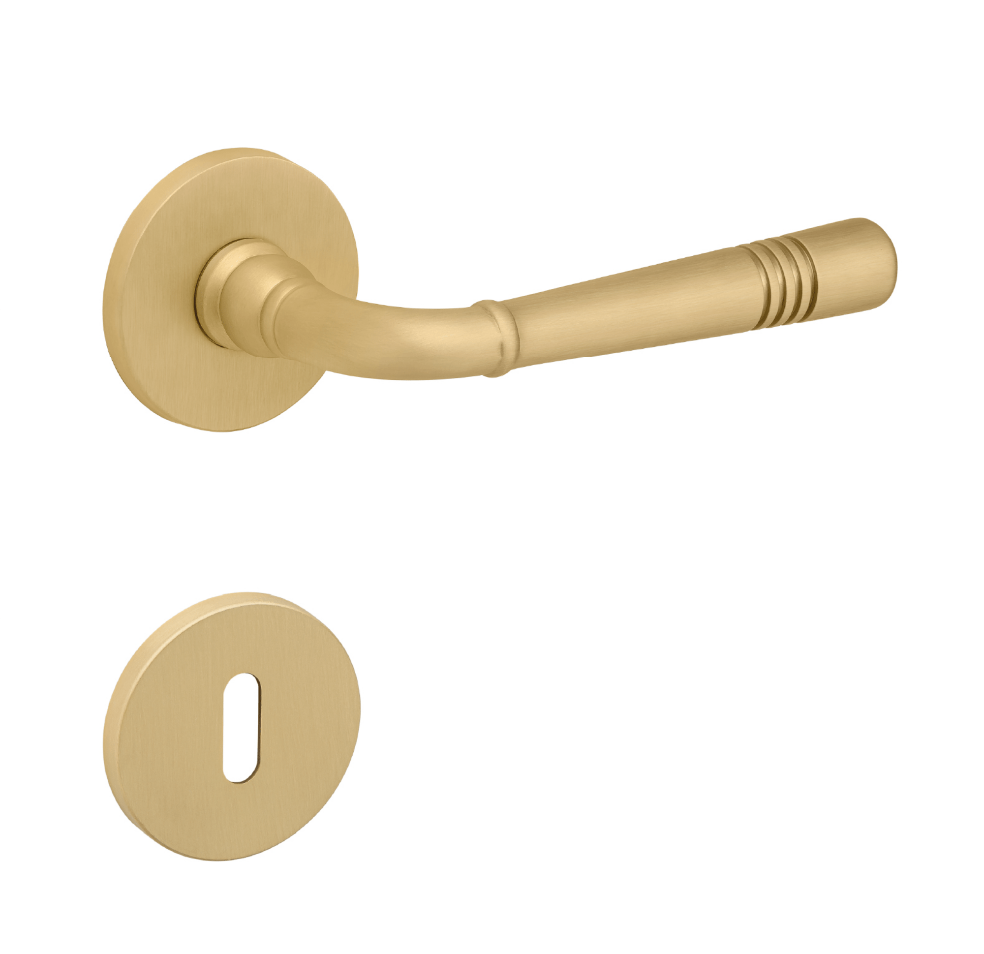 Klika na dveře TI - DIADEM - R 4009 5S OLS - Mosaz broušená (158)