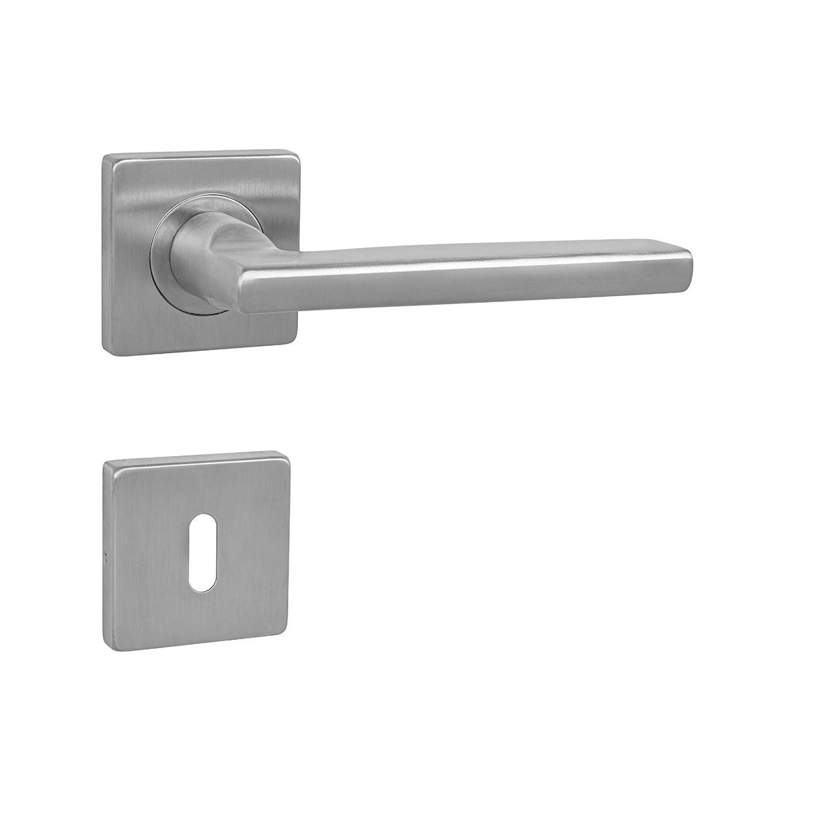 Klika na dveře MP - DANIELA - HR BN - Broušená nerez