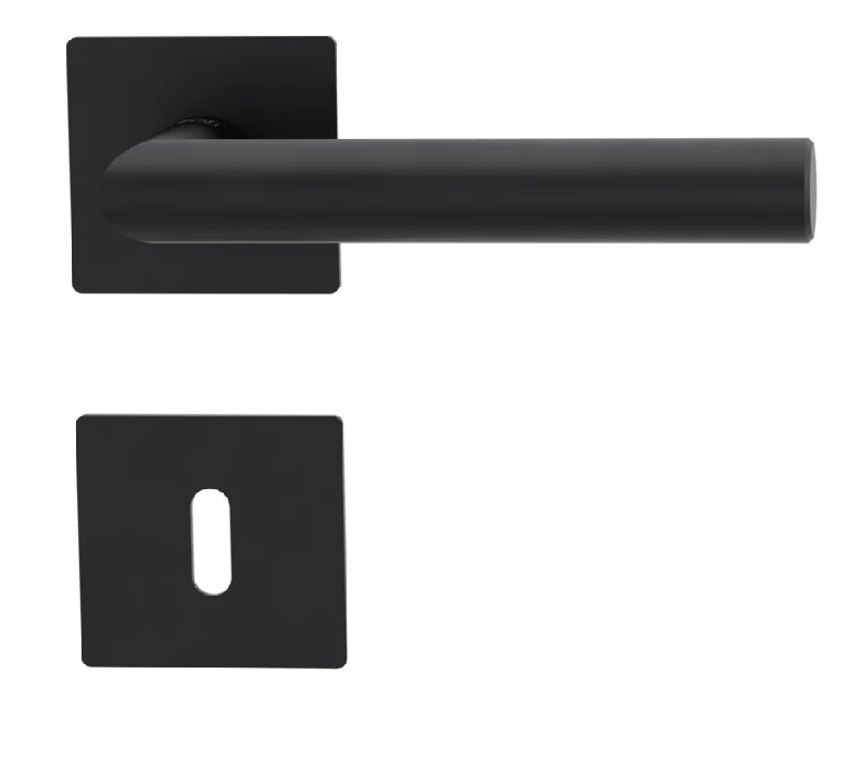 Klika na dveře GK - LUCIA PIATTA S QUATTRO - HR Grafit černá (78)