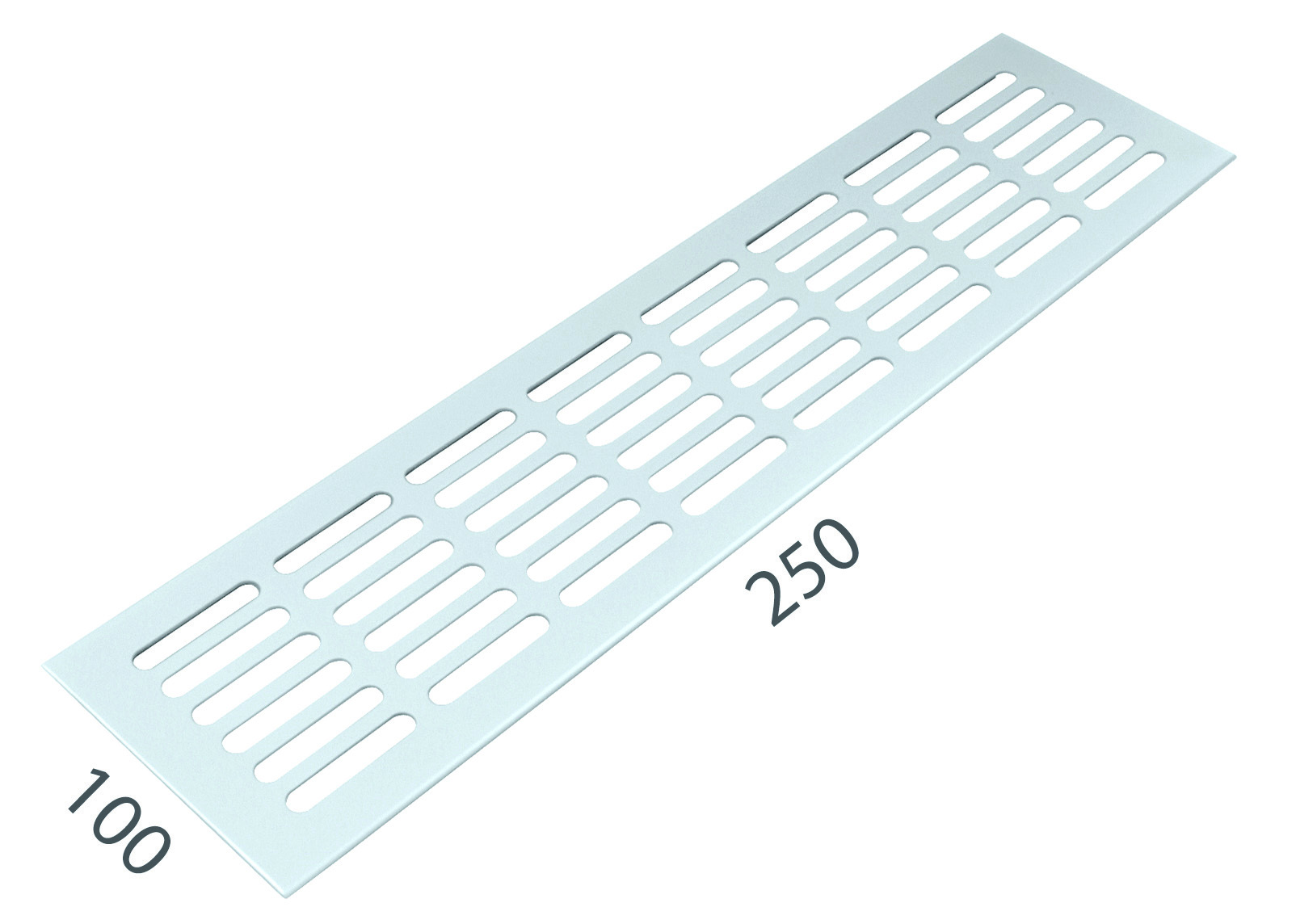 SRL - ALFA větrací mřížka šířka 100 x 250 mm Bílá komaxit