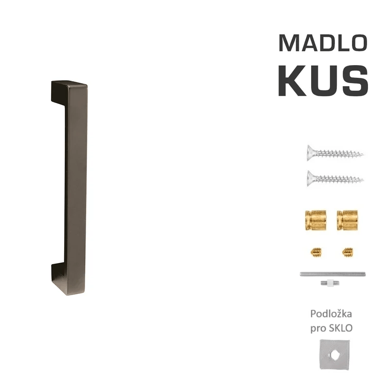 Madlo na dveře FO - Madlo Asti 230 Hnědá matná