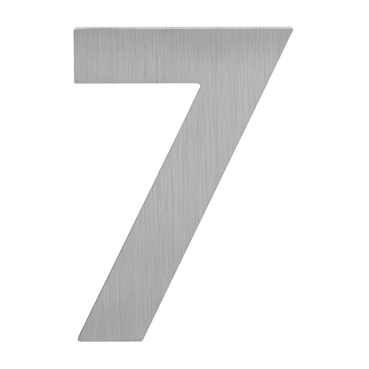 LR - Domovní číslice "7" - 120 mm BN - Broušená nerez