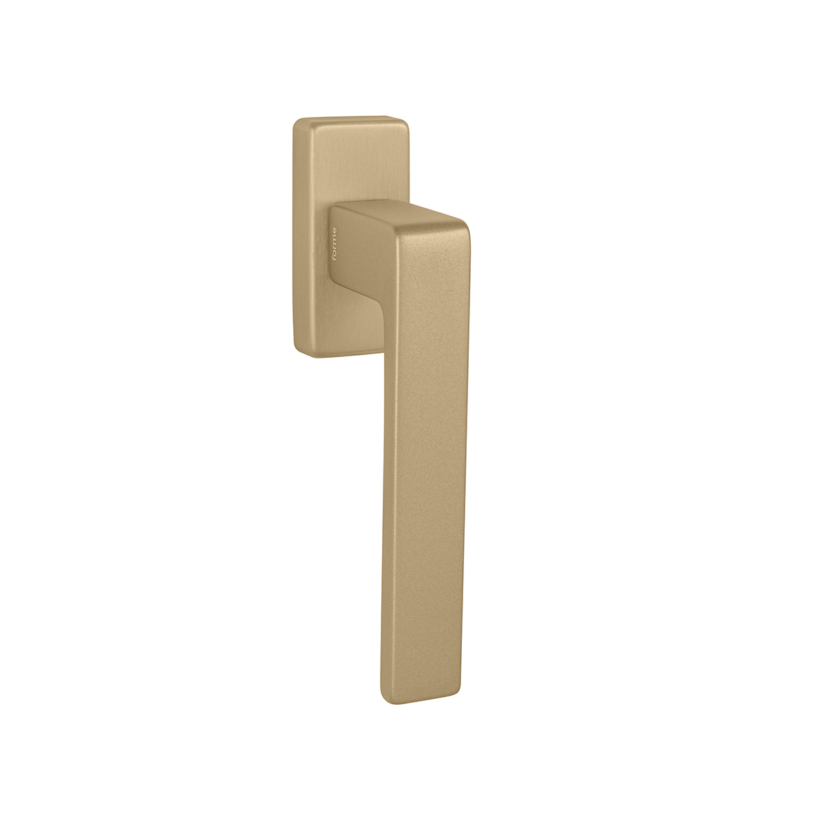 Klika na eurookno FO - DK - ASTI - HR OLSM - Mosaz broušená matná