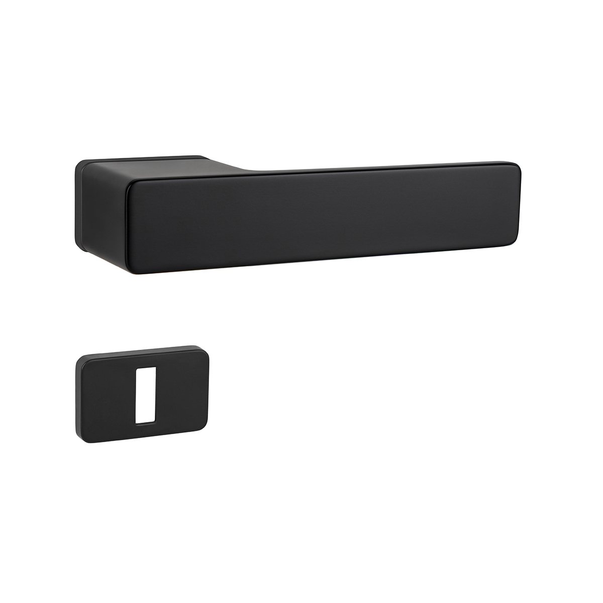 Klika na dveře MPK - GRANDERA - RT BS - Černá matná