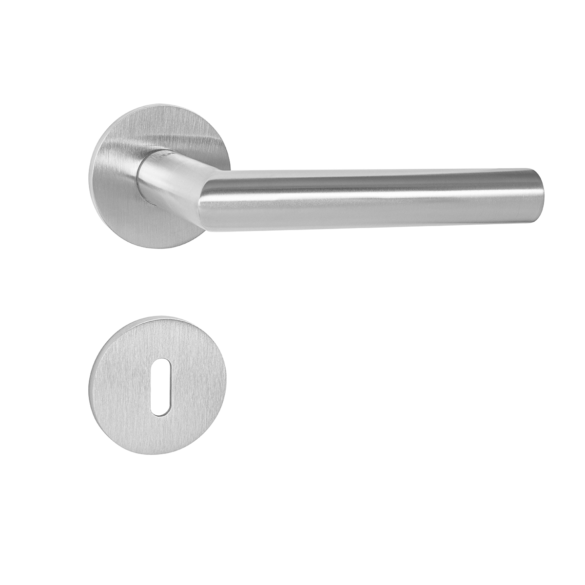 Klika na dveře TI - FAVORIT - R 2002 5S BN - Broušená nerez (16)