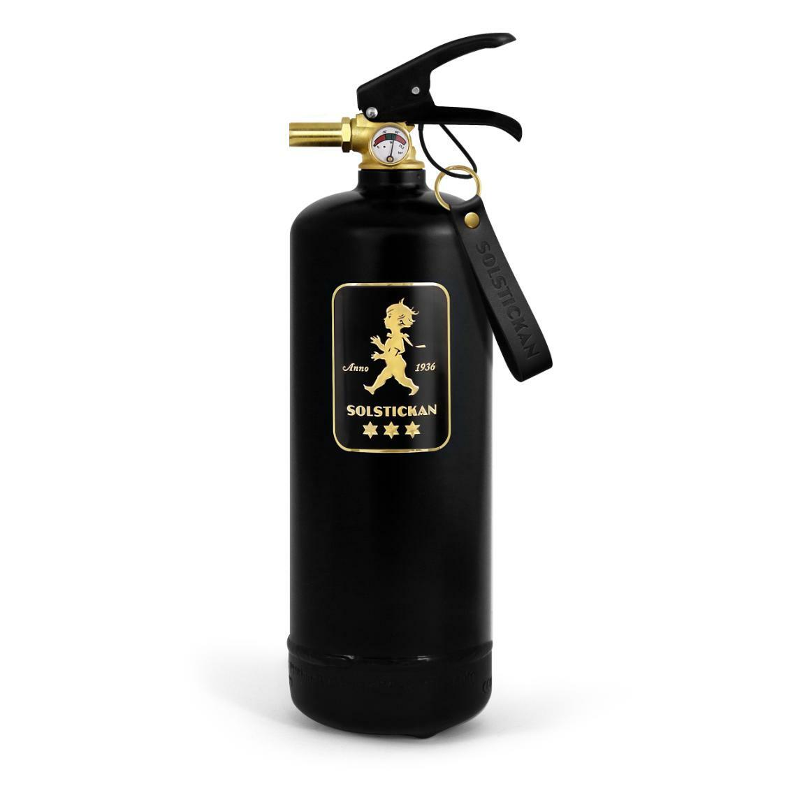 SN - HASICÍ PŘÍSTROJ 2 KG Černá lesklá / zlatý lesklý emblém