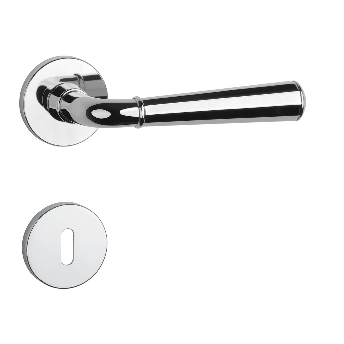 Klika na dveře ASM - MARIGOLD 1 - R 7S OC - Chrom lesklý