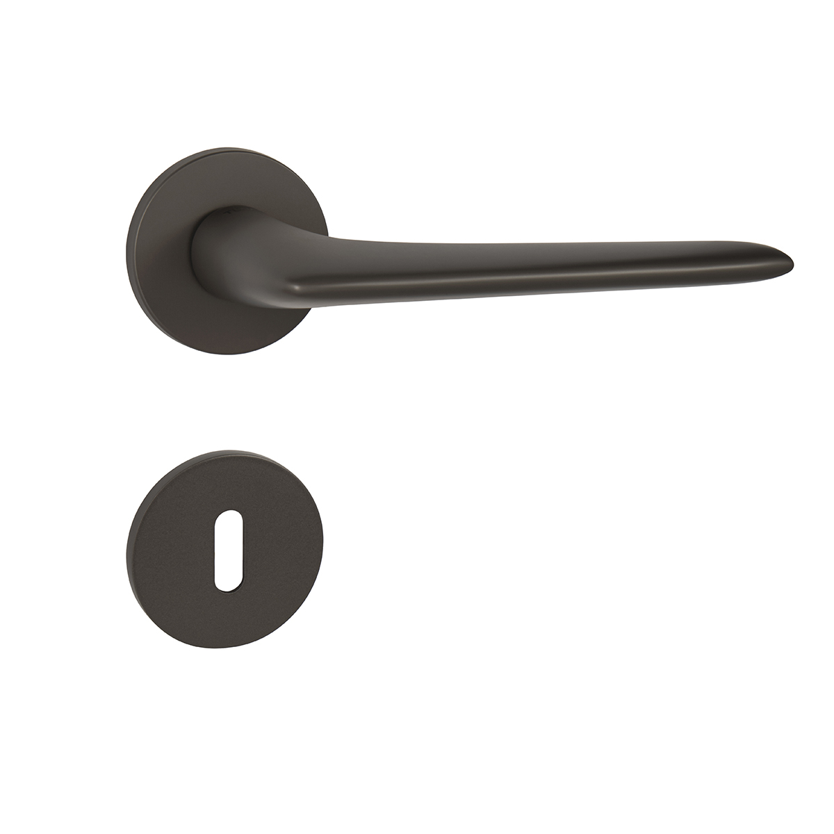 Klika na dveře TI - OPTIMAL - R 4164 5S T - Titan (141)