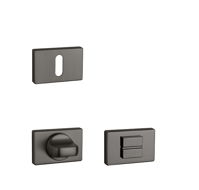 Klika na dveře AS - ROZETA - RT 7S ANT M - antracit matný (US-A PVD)