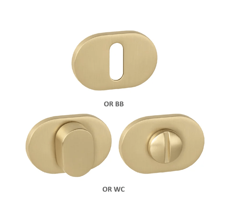 Rozeta ke klice MPK - ROZETA IMPRESSA - OR OLS - Mosaz broušená