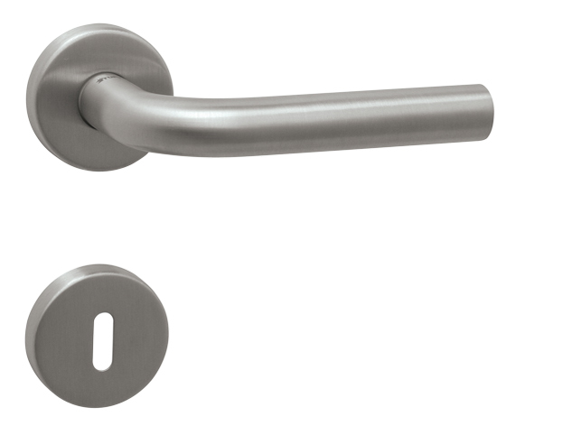 Klika na dveře TI - MONA - R 2001 BN - Broušená nerez (16)