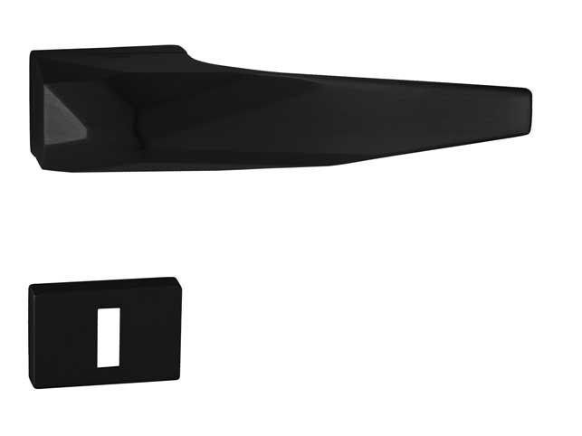 Klika na dveře TI - ICEBERG - RT 4003RT BS - Černá matná