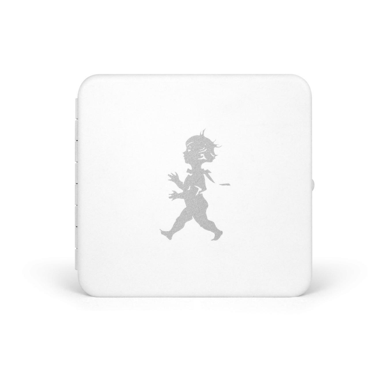 SN - SKŘÍŇKA NA KLÍČE Bílá matná / stříbrný matný emblém