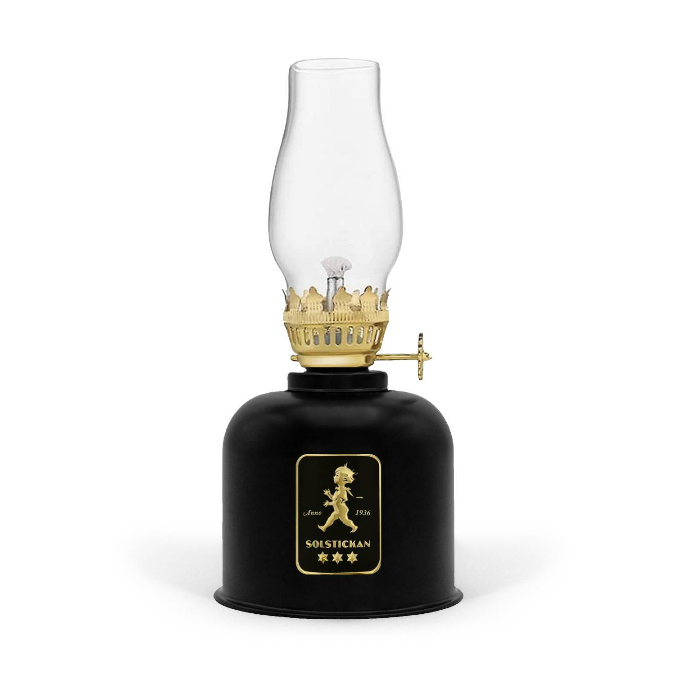 SN - OLEJOVÁ LAMPA Černá lesklá / zlatý lesklý emblém