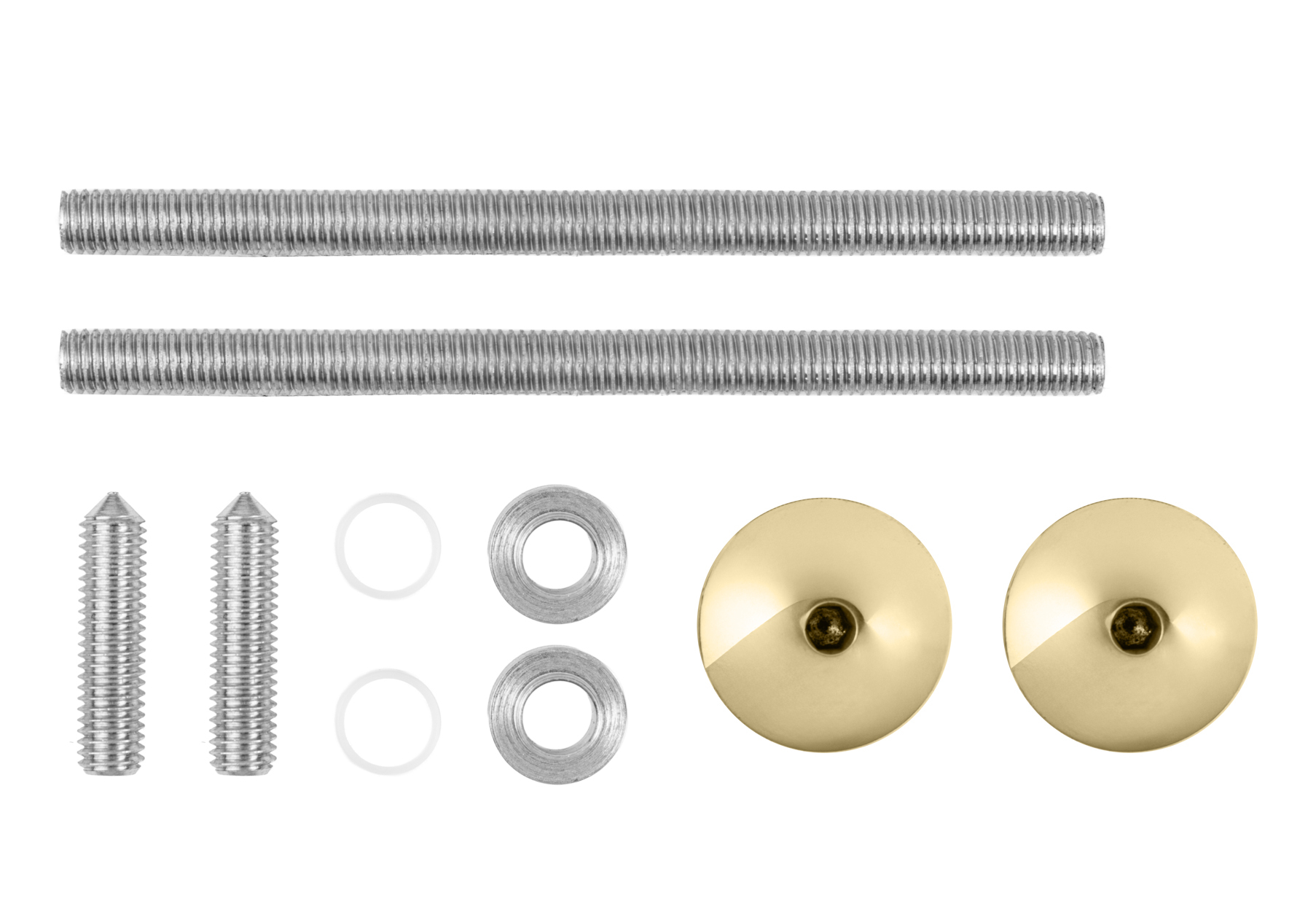 Spojovací materiál pro madlo CB - Spojovací materiál pro ks DŘEVO Zlatá lesklá (ON)