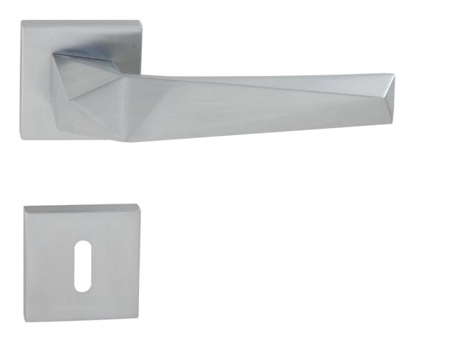 Klika na dveře CE - PIRA - HR OCS - Chrom broušený