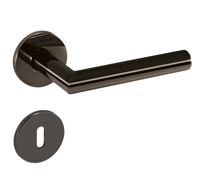 Klika na dveře TI - FAVORIT - R 4002 5S BNL - Černý nikl