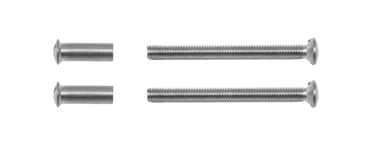 MPK - set šroubů s protikusem M4 x 45 mm ONS - Nikl broušený