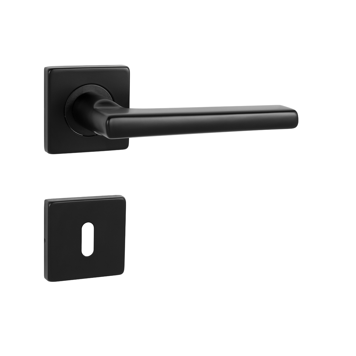 Klika na dveře MP - DANIELA - HR BS - Černá matná