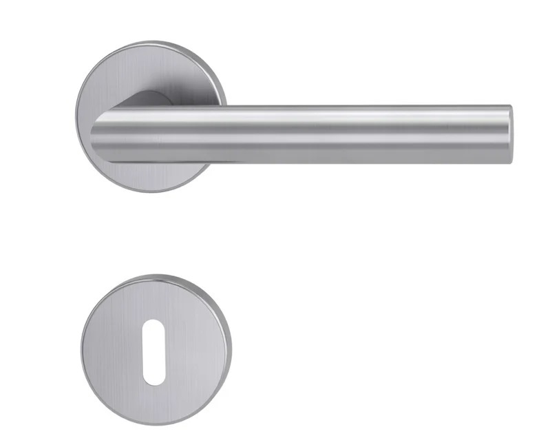 Klika na dveře GK - LUCIA - R BN - Broušená nerez (71)