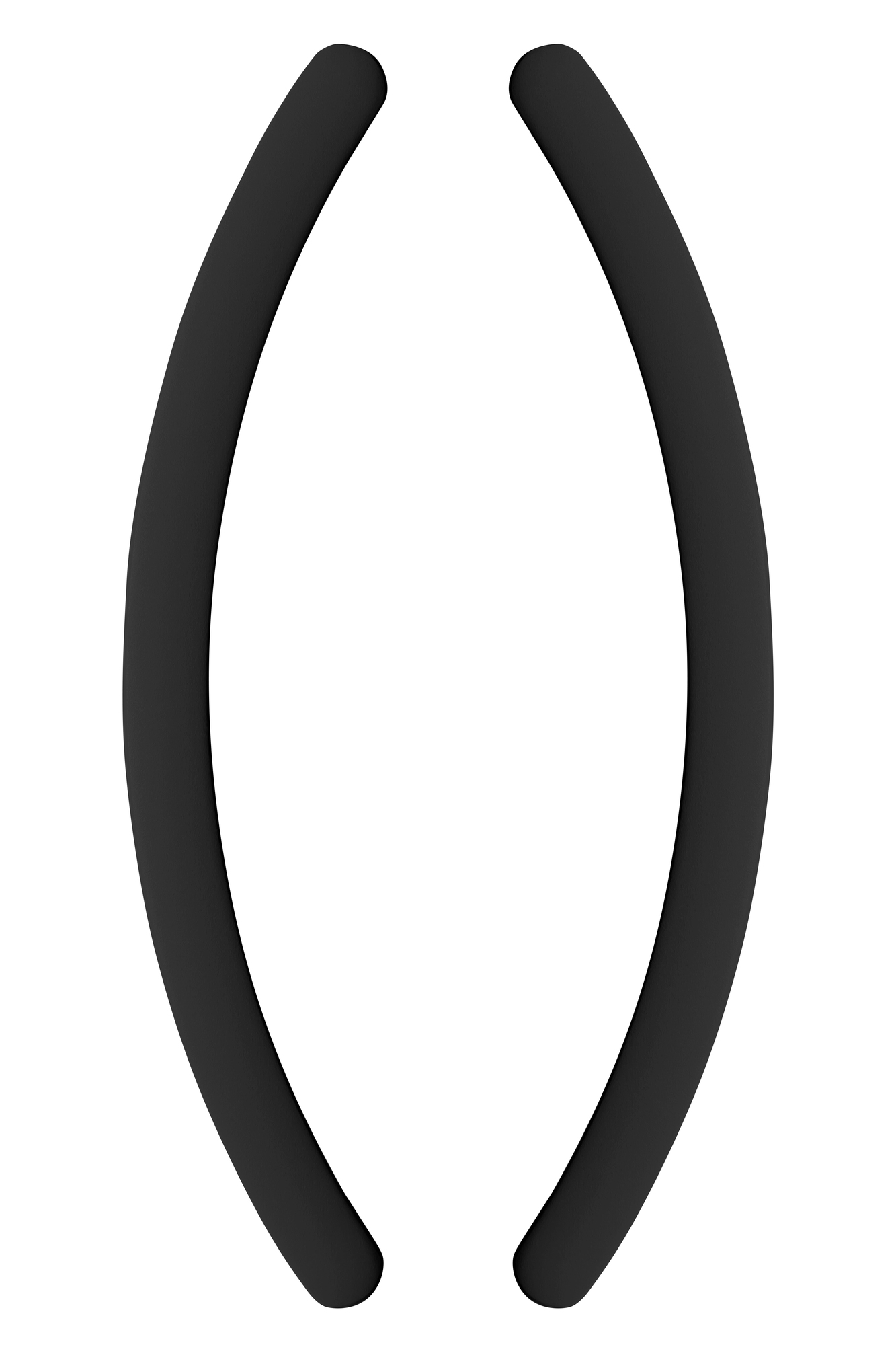 CB - MADLO NA POSUVNÉ DVEŘE ONE - pár Černá matná (C03)